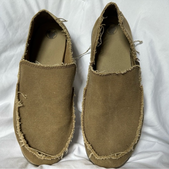 Crcos Slip-On Loafers Men's Size 12 Brown Canvas Upper Raw Edge
Surfer Style - Picture 4 of 4